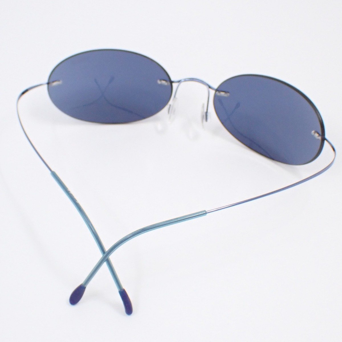 Silhouette シルエット サングラス M8561 6053 チタン ブルー系【いおき質店】_画像4