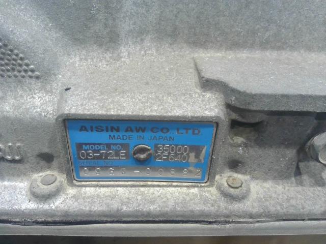 ハイエース CBF-TRH200K オートマチックミッションASSY 1TR-FE 35000-2F640 個人宅発送不可 中古_画像5