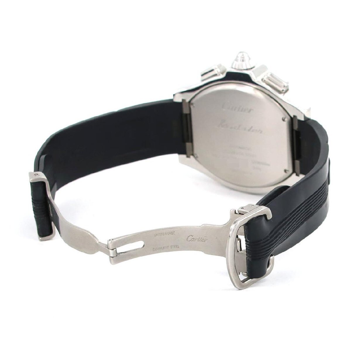 カルティエ ロードスターSクロノ XL W6206020 SS 自動巻_画像6