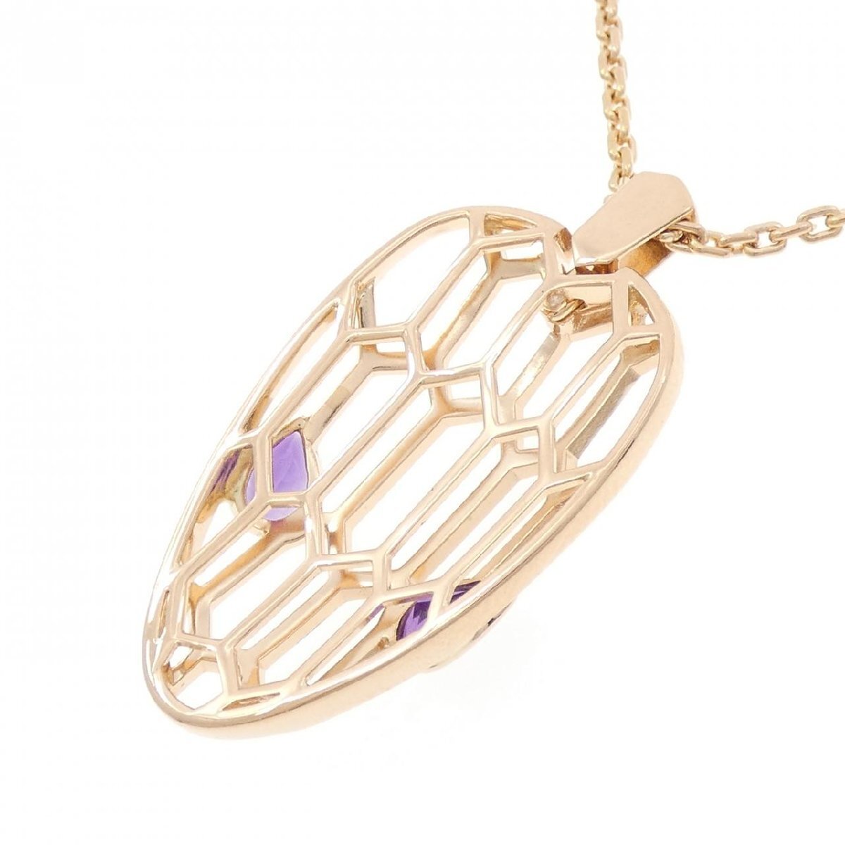 ブルガリ セルペンティ ビッグペンダント ネックレス_画像4