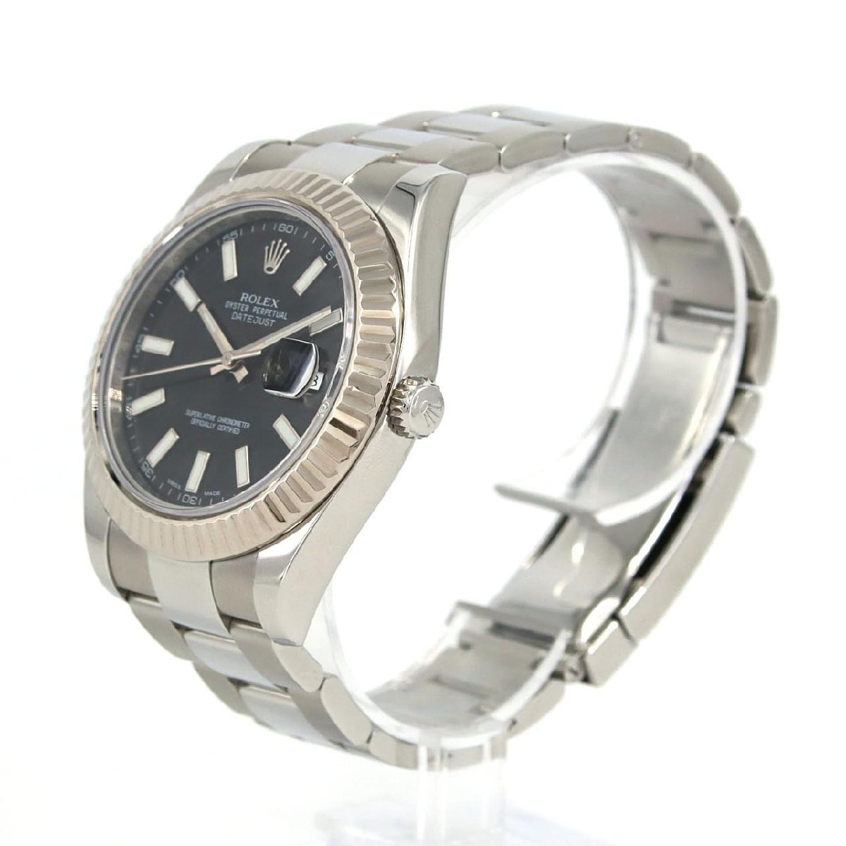 ロレックス デイトジャストII 116334 SSxWG 自動巻 G番_画像2