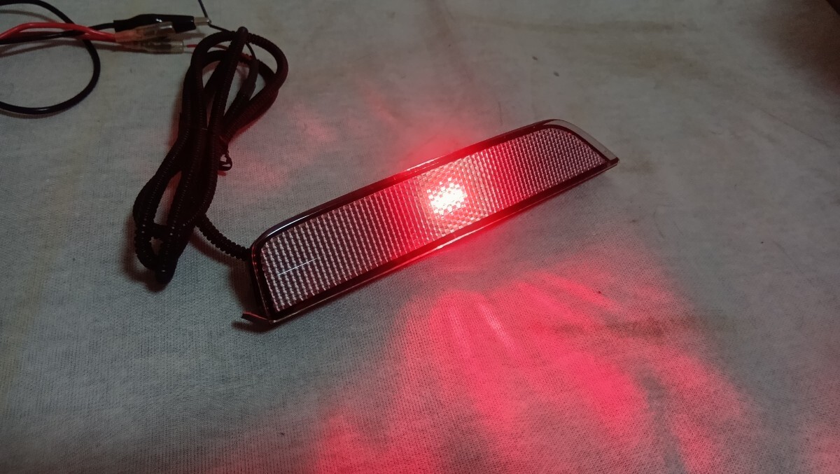 ■送料無料 未使用 日産 フェアレディZ RZ34 リアサイドリフレクター LED レッド_画像1