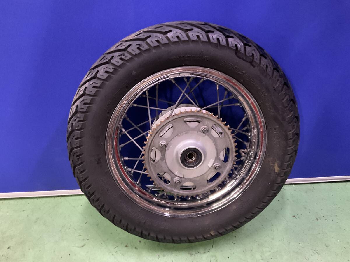 ドラッグスター 250 VG02J 純正 リア ホイール ドラムパネル スプロケ