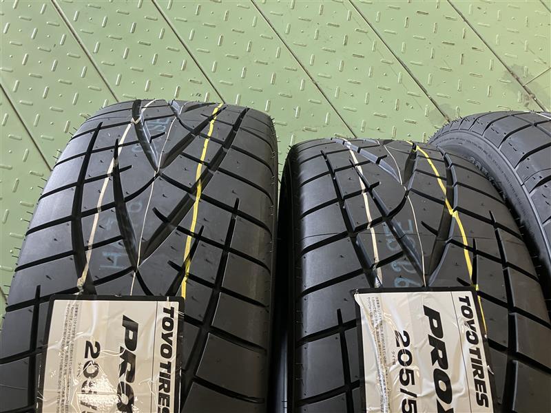 【205/50-16 87V】【2025年製】ＴＯＹＯトーヨー プロクセス Ｒ１Ｒ 205/50R16 PROXES 4本価格 4本送料込み￥58000～ 夏用_画像3