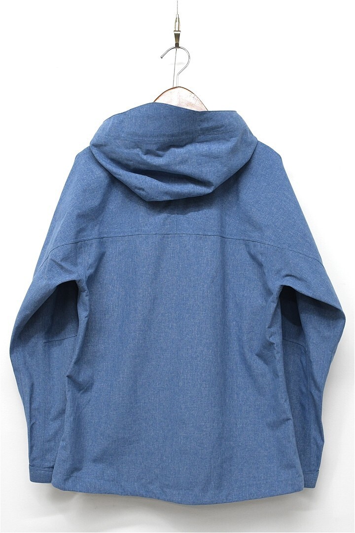 Q351/Columbia マウンテンパーカー ワバシュ OMNI-TECH ブルゾン ナイロンジャケット 防水 ダブルジップ M 青 アウトドア タウンユース_画像5