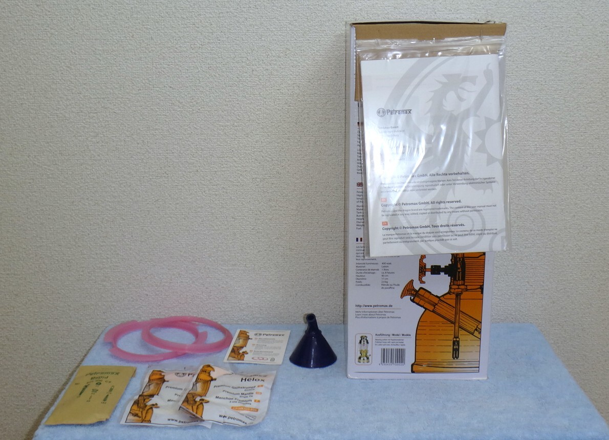[ не использовался ]Petromax/pe Toro Max фонарь HK500f Lost стекло перчатка 