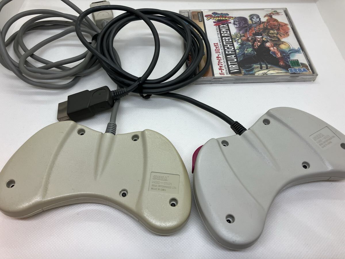 1円　【動作確認済】セガサターン本体セット　シロ　SEGA SATURN HST-3220_画像5