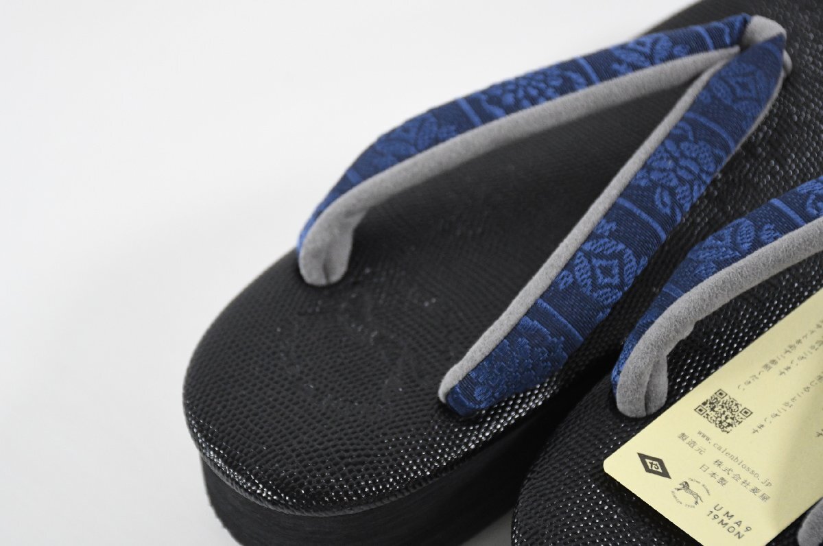 カレンブロッソ カフェぞうり 博多織 博多鼻緒 菱屋 草履 Mサイズ レディース 女性 履物 日本製 Calen Blosso_画像6