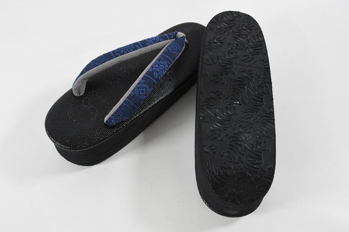 カレンブロッソ カフェぞうり 博多織 博多鼻緒 菱屋 草履 Mサイズ レディース 女性 履物 日本製 Calen Blosso_画像8