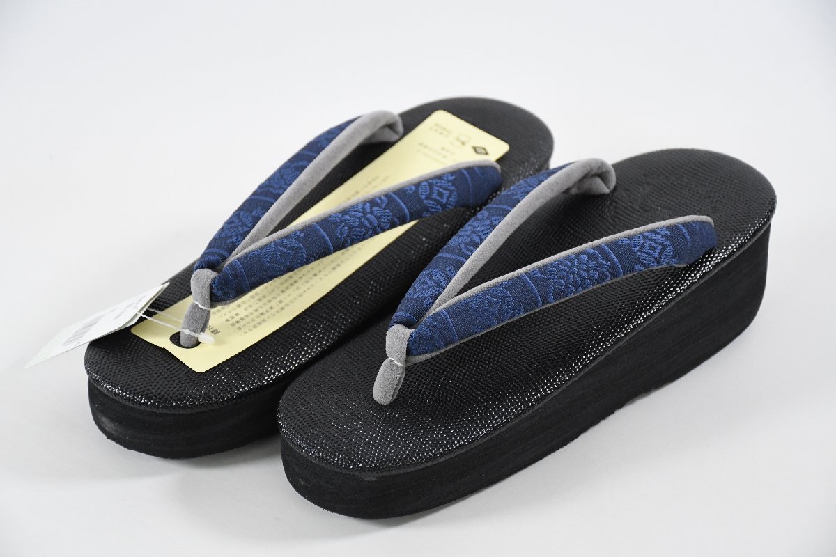 カレンブロッソ カフェぞうり 博多織 博多鼻緒 菱屋 草履 Mサイズ レディース 女性 履物 日本製 Calen Blosso_画像1