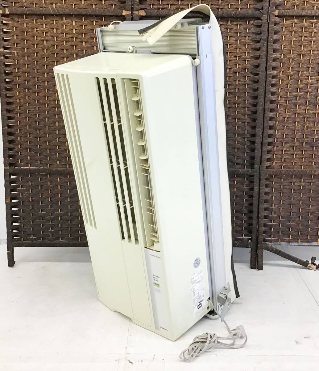 通電OK リモコン付き コロナ ルームエアコン ウィンド形 冷房専用 CW-1610 窓用 PURE WIND CORONA 2010年製 クーラー_画像2