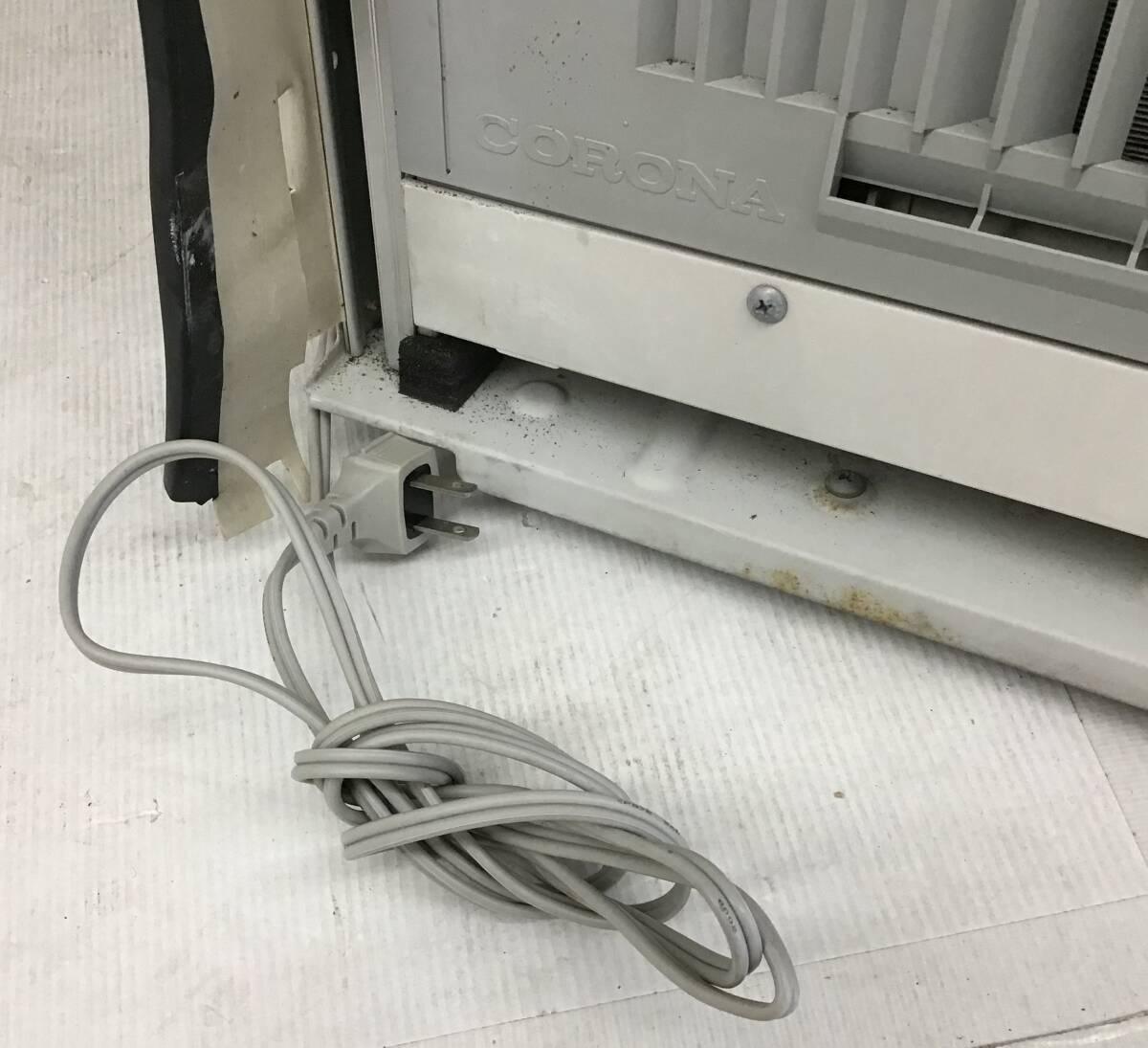 通電OK リモコン付き コロナ ルームエアコン ウィンド形 冷房専用 CW-1610 窓用 PURE WIND CORONA 2010年製 クーラー_画像8