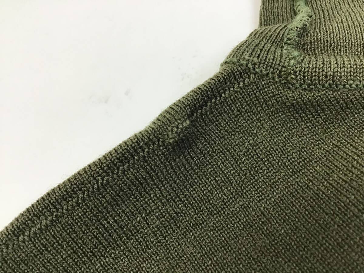 2枚セット ジョンスメドレー タートルネック グレー/カーキ メリノウール メンズ M 長袖 セーター ニット トップス JOHN SMEDLEY まとめて_画像9