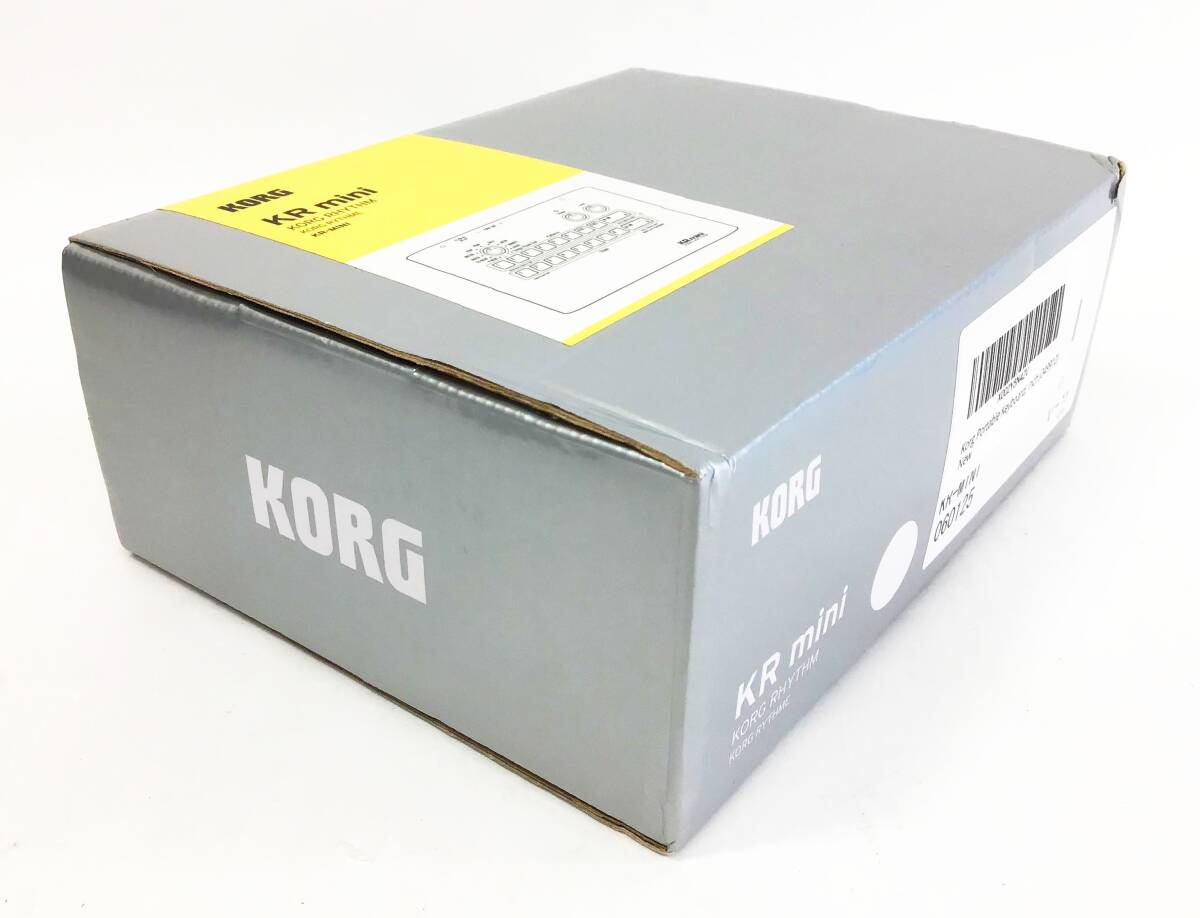未使用 KORG リズムボックス KR mini リズムマシン スピーカー内蔵 コンパクト 楽器 機材 器材 周辺機器 コルグ ヘッドホン対応_画像3