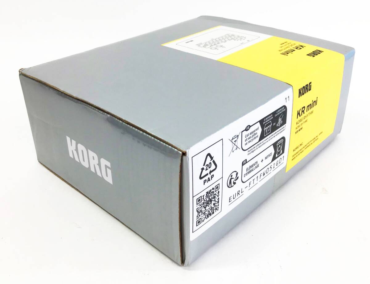 未使用 KORG リズムボックス KR mini リズムマシン スピーカー内蔵 コンパクト 楽器 機材 器材 周辺機器 コルグ ヘッドホン対応_画像4