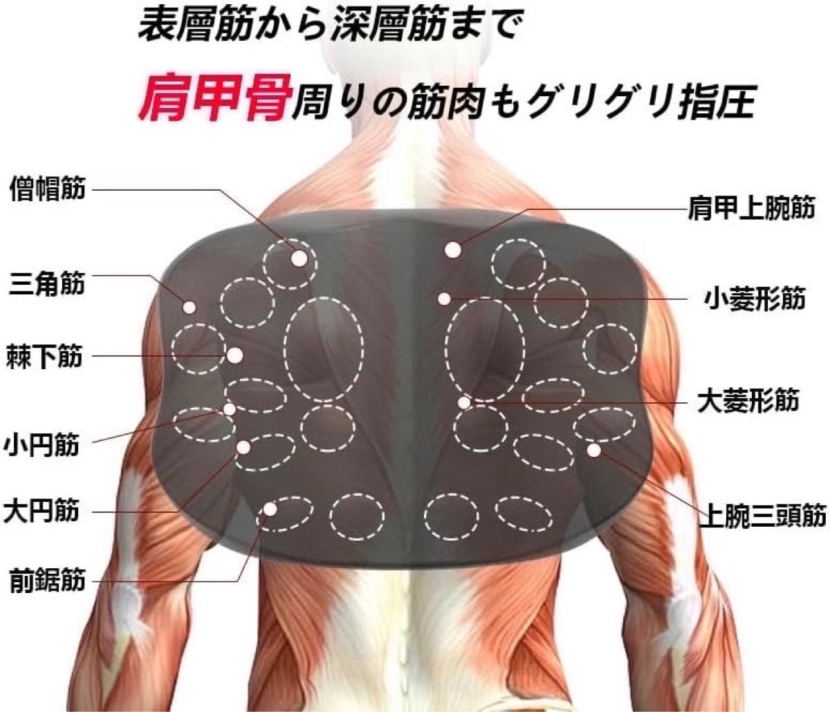 ゆらゆら肩甲骨ほぐしピロー 肩甲骨はがし ツボ押し 姿勢矯正 ストレッチ枕 首・背中・肩こり解消 凝り対策 自宅ケア 肩甲骨 猫背矯正_画像6
