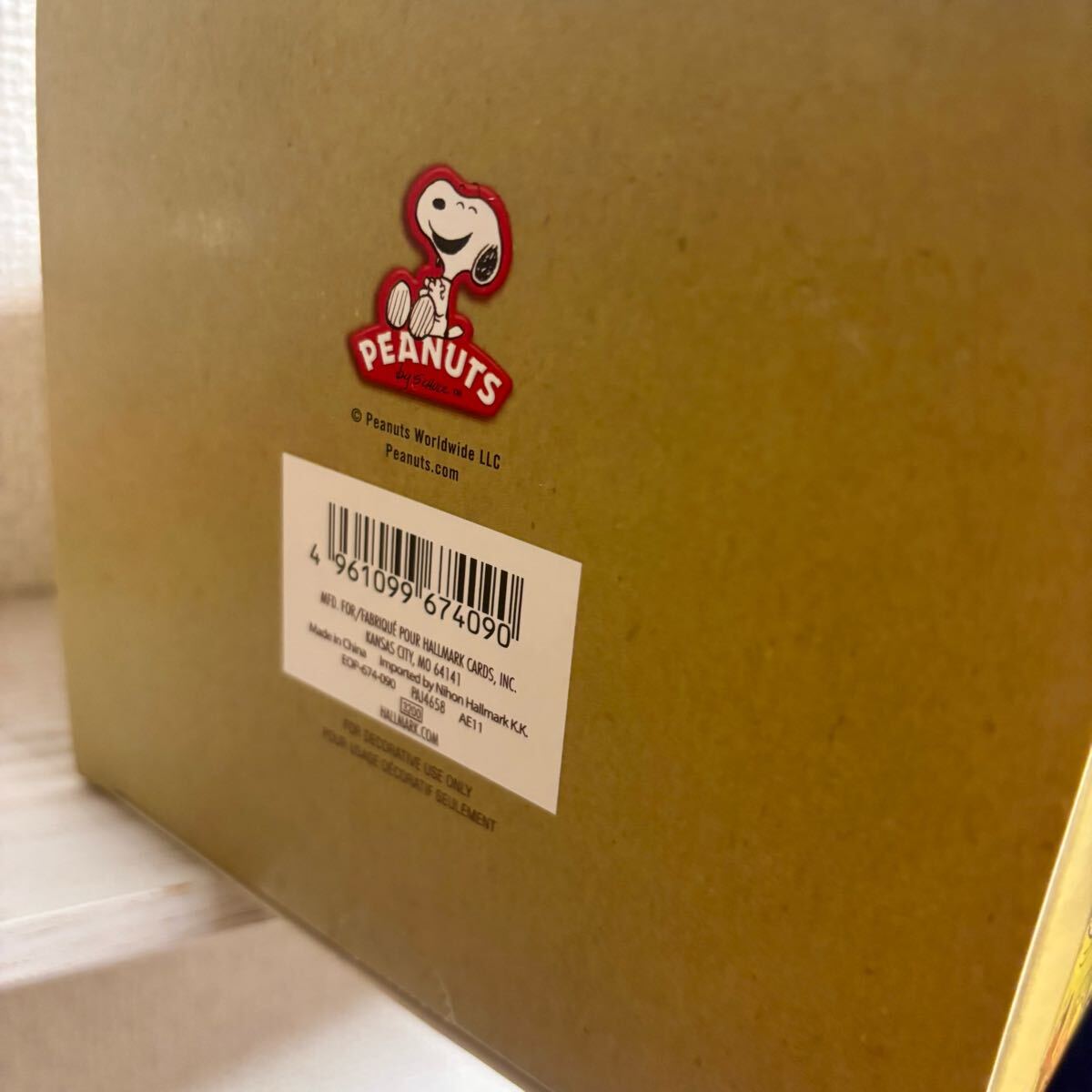 スヌーピー フィギュア ホールマーク 電話 ウッドストック2013年製 箱付き SNOOPY PEANUTS_画像9