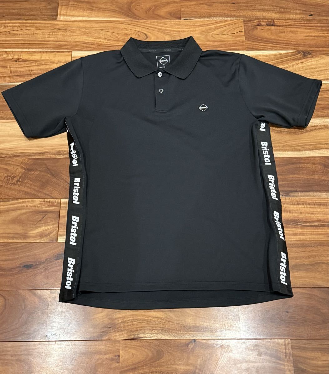 24SS F.C.Real Bristol S/S TEAM POLO M ブラック soph fcrb_画像1