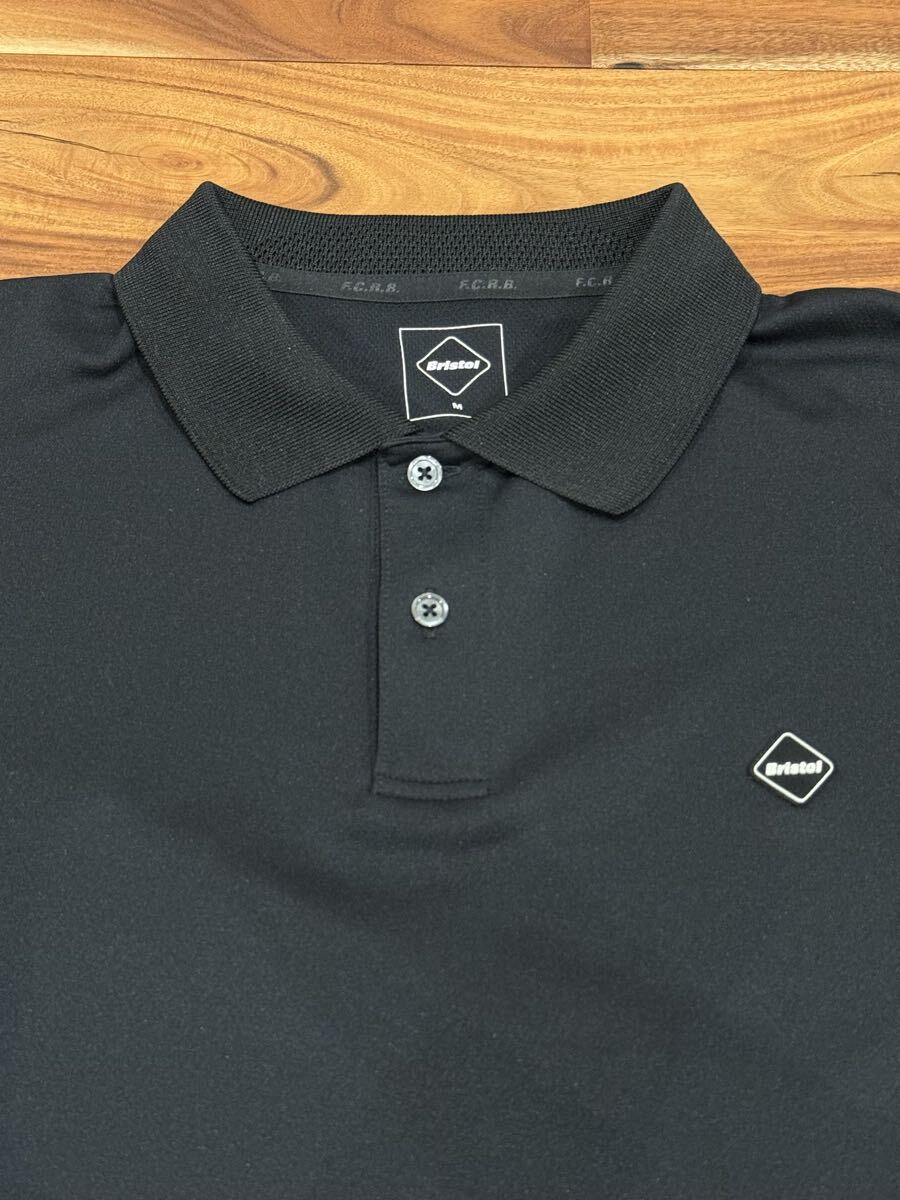 24SS F.C.Real Bristol S/S TEAM POLO M ブラック soph fcrb_画像3