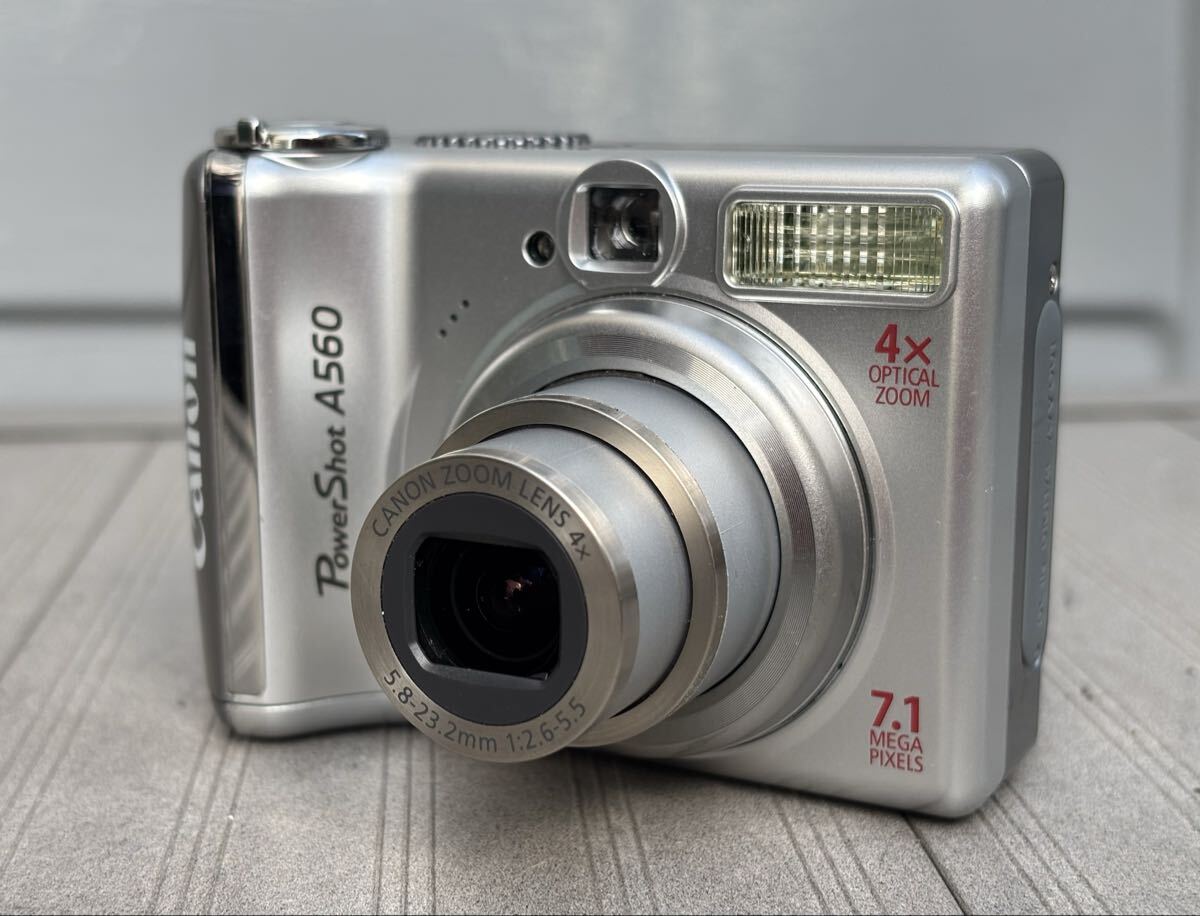 【動作品】Canon キャノン PowerShot A560 コンパクトデジタルカメラ PC1229 小型 デジカメ デジタルカメラ コンデジ パワーショット_画像1