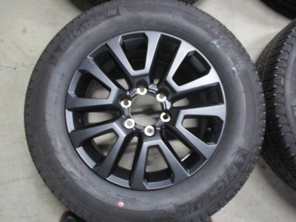 * Land Cruiser Prado коврик black edition специальный specification 18×7.5J+25 139.7-6H 265/60 без пробега Michelin 2023 год производства запасной 4шт.