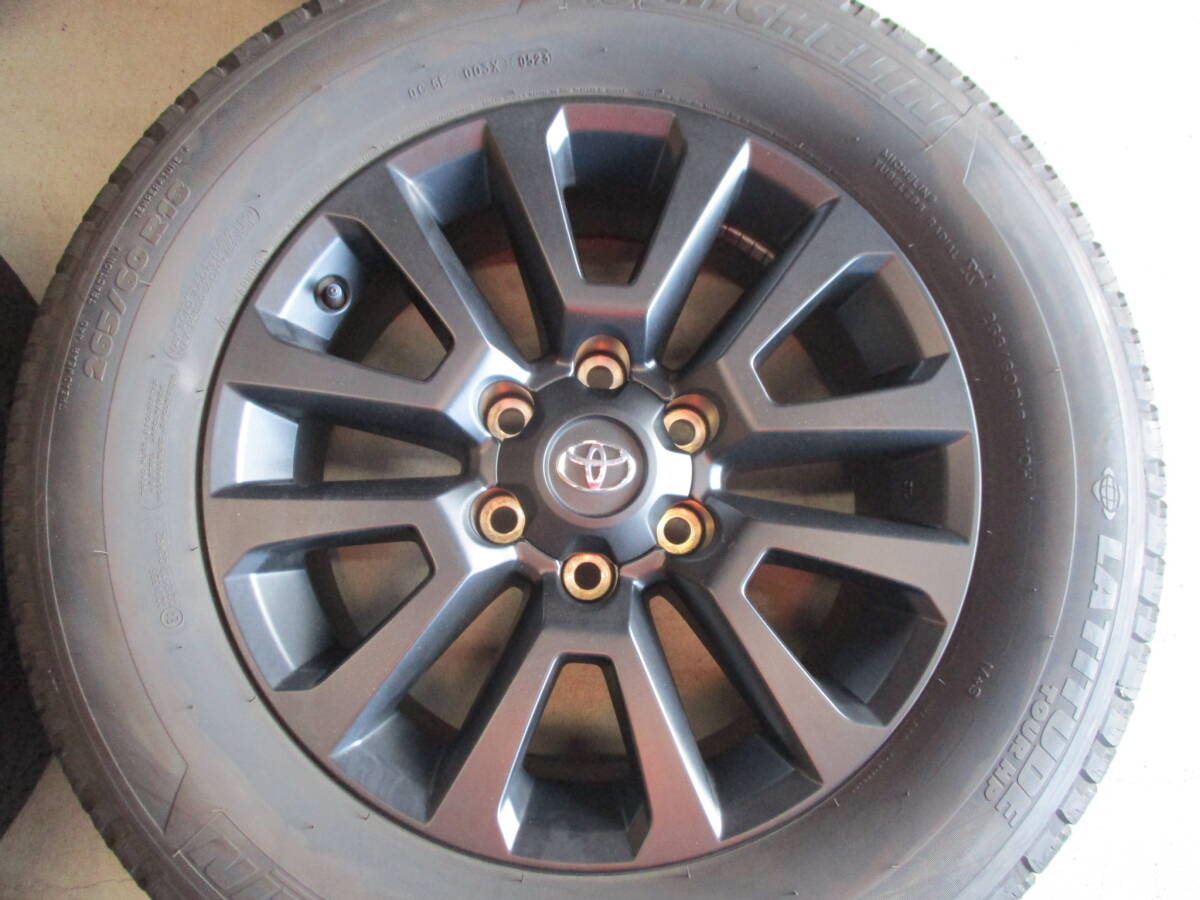 ★ランクル 150 プラド マットブラックエディション 特別仕様 18×7.5J+25 139.7-6H 265/60 ミシュラン 2023年製 溝あり_画像5