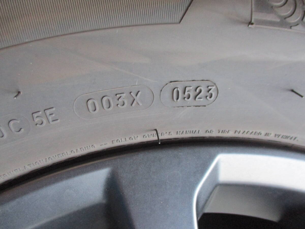 ★ランクル 150 プラド マットブラックエディション 特別仕様 18×7.5J+25 139.7-6H 265/60 ミシュラン 2023年製 溝あり_画像10