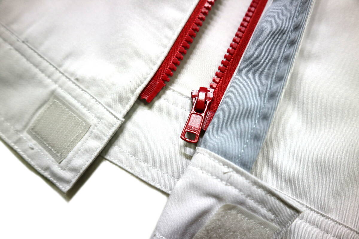 程度良好！◆TOYOTA トヨタ自動車 TMAP ポリ綿地 作業服/ワークジャケット◆Mサイズ（身長166-169センチ位）_画像6