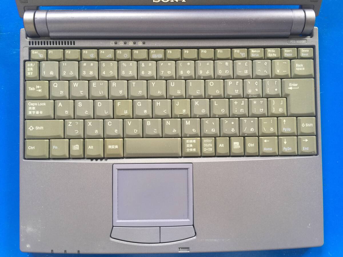 X彡 SONY VAIO PCG-N505A レトロパソコン ジャンク品_画像7