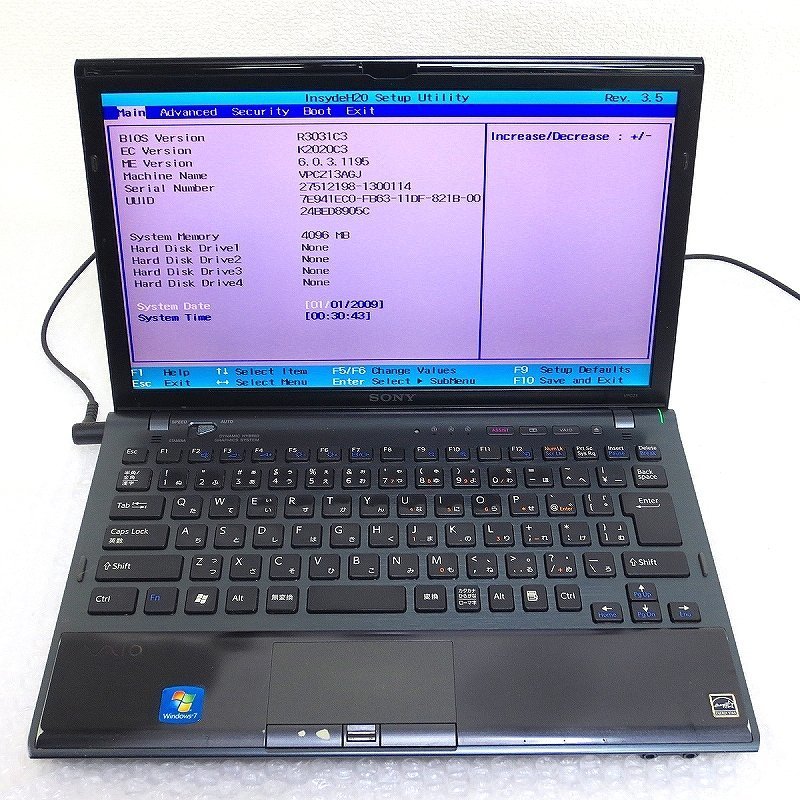 ★★Y48 VAIO VPCZ13AGJ DVDドライブユニット_画像3