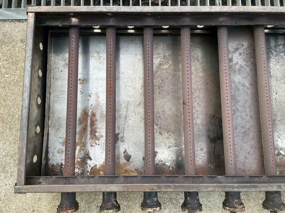 ◯DW9871 業務用 鉄板焼き コンロ グリラー　 厨房機器　110x56x20 プロパン◯_画像6