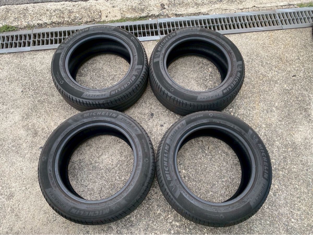 ◯A9928 バリ山　Michelin ミシュラン　215/55R16 PRIMACY4 4本セット◯