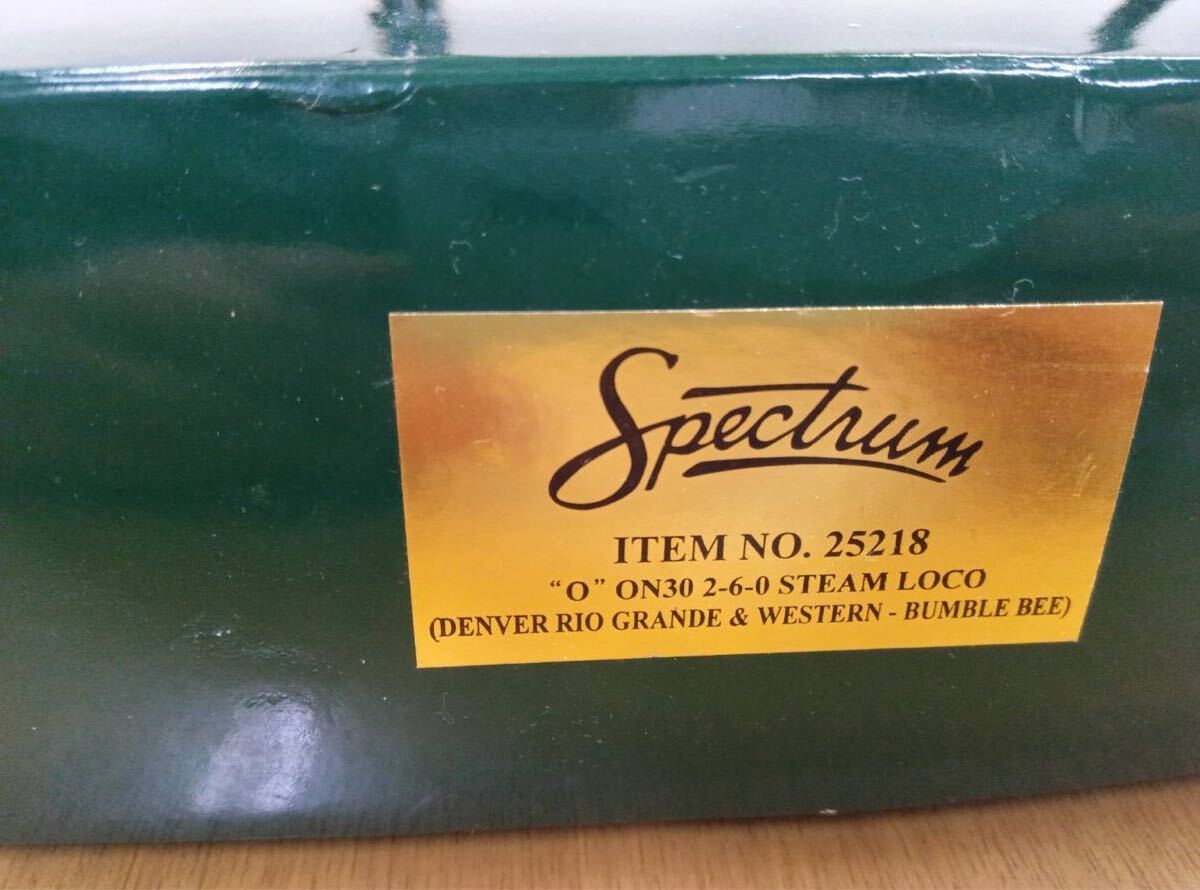 【売り切り】K302 Bachmann 鉄道模型 スペクトラム “O” ON30 2-6-0 スチームロコ 25218_画像2