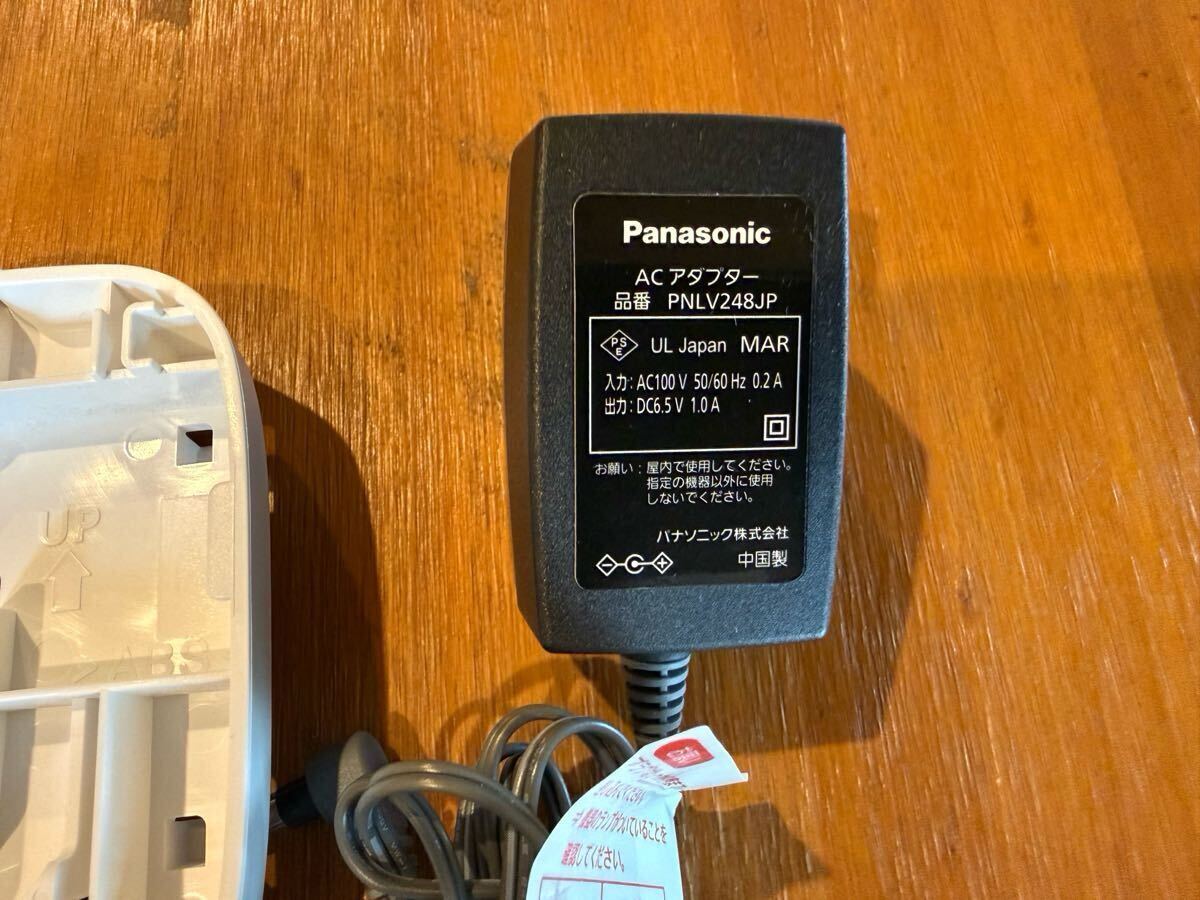 【美品】Panasonic VL-HB1000-W ホームユニット＋ACアダプター＋SDカード付き（初期化済） パナソニック テレビドアホン連携用_画像4