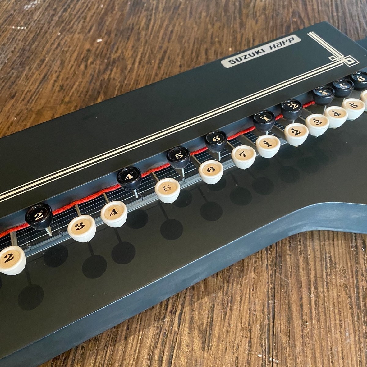 1 иен старт Suzuki Harp песок . бамбук Suzuki Taisho koto с футляром .-n774