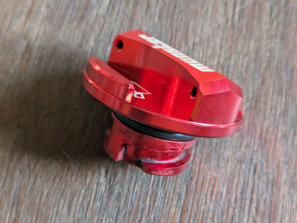Monster Sport モンスタースポーツ オイルフィラーキャップ スズキ R06AT ハスラーMR41Sに使用 [ZNo:07007704]_画像5