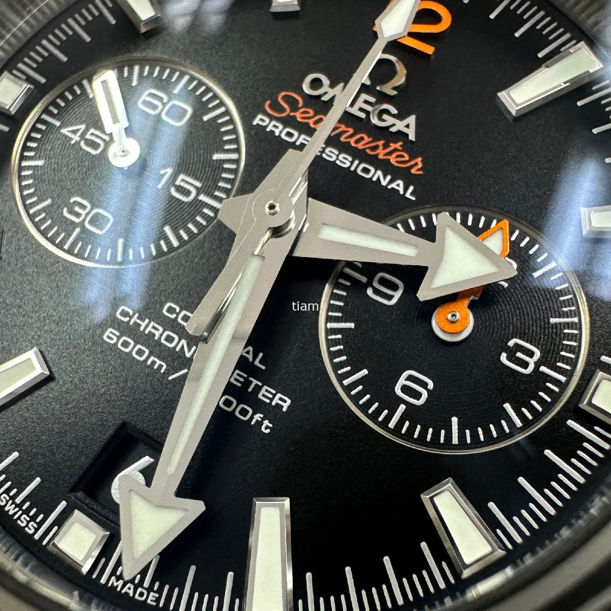 Omega オメガ 232.30.46.51.01.003 Seamaster Planet Ocean 600M Co-Axial Chronograph J69931 セール_画像8