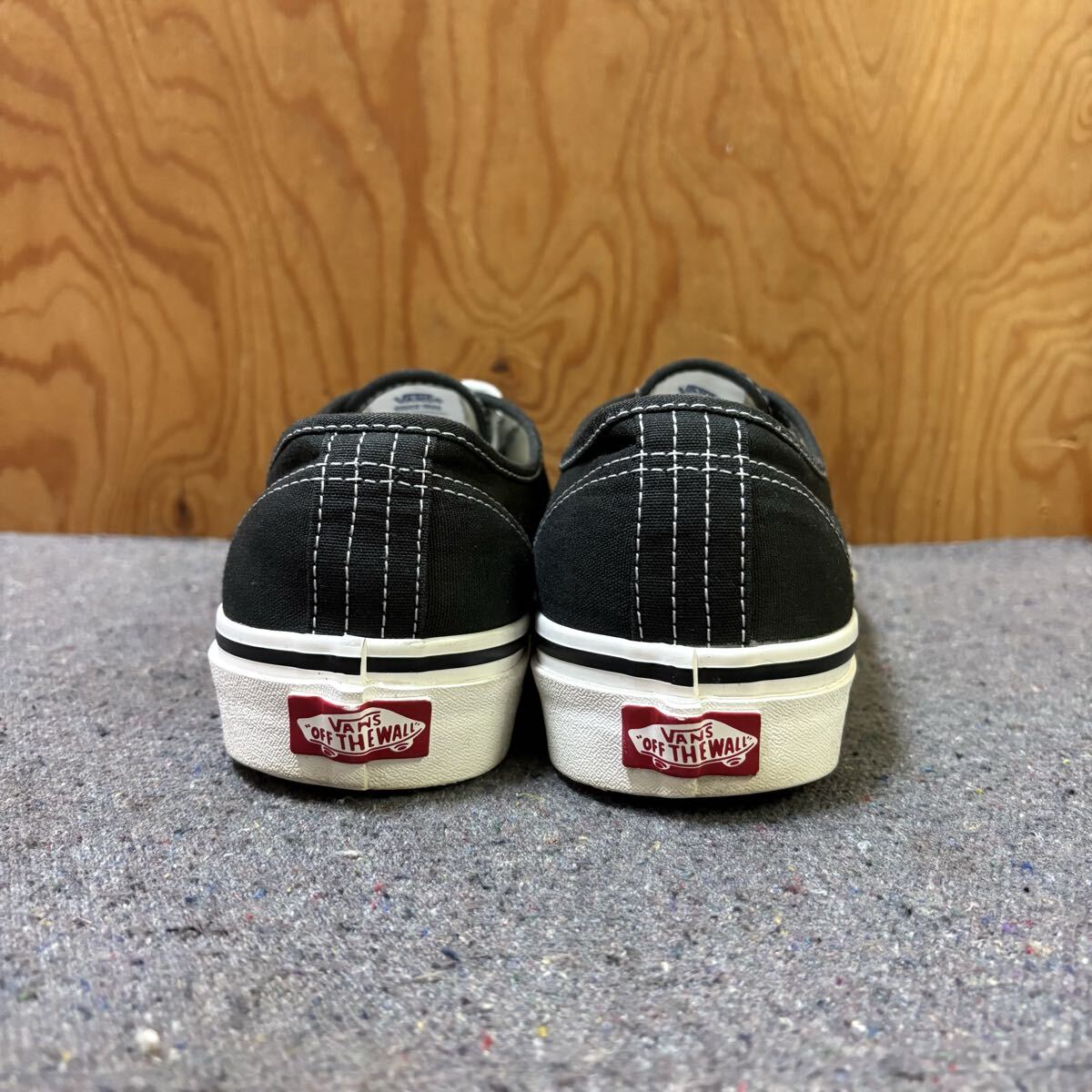 VANS ANAHEIM AUTHENTIC バンズ アナハイム　オーセンティック　 BLACK ブラック スニーカー美品　US8.5 JP26.5cm_画像4
