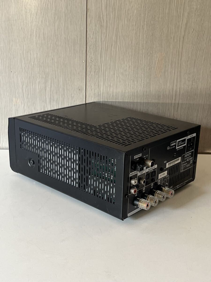 【通電確認済み】DENON デノン CDレシーバー RCD-M41 2017年製 ジャンク品_画像3