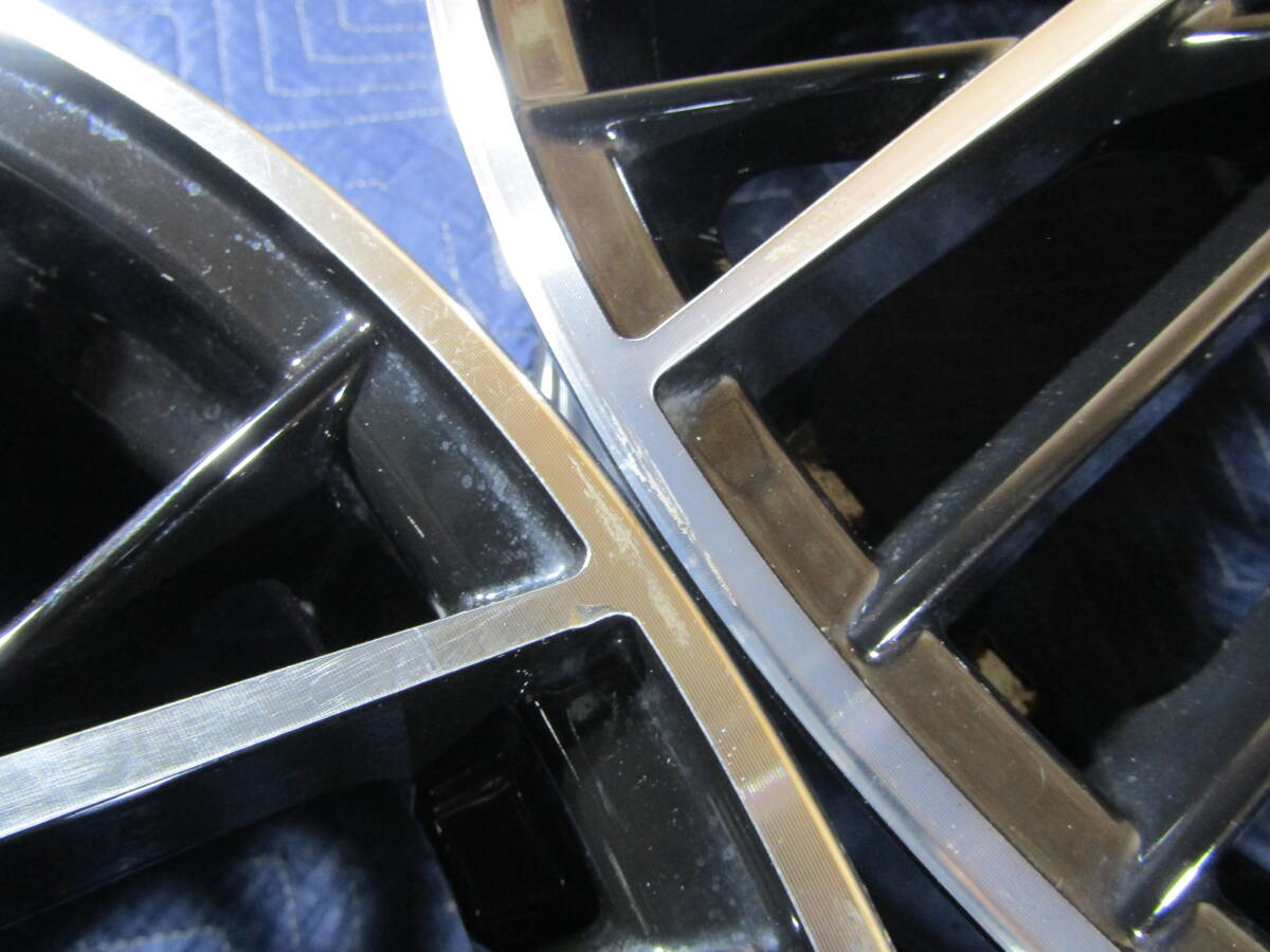 札幌発☆最落なし!【アルファード等】ヴェルザンディ YH-MS30V 18×8J +35 4本 売切の画像8