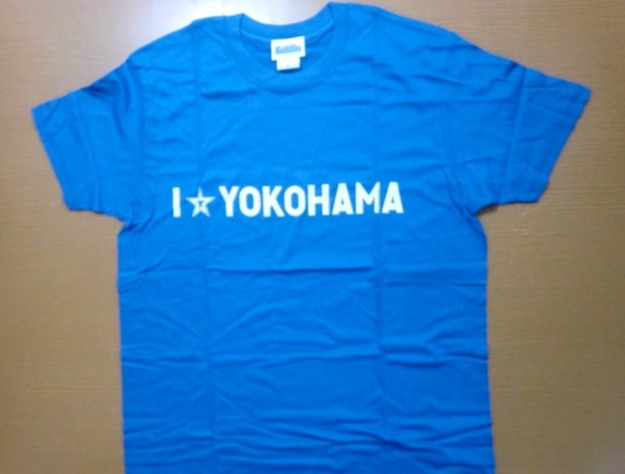 DeNA ベイスターズ I LOVE YOKOHAMA Tシャツ SIZE:L 未使用品_画像1