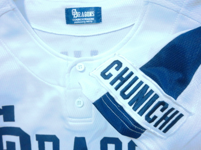 中日 ドラゴンズ 立浪和義 ゲームシャツ ユニフォーム SIZE:フリー_画像6