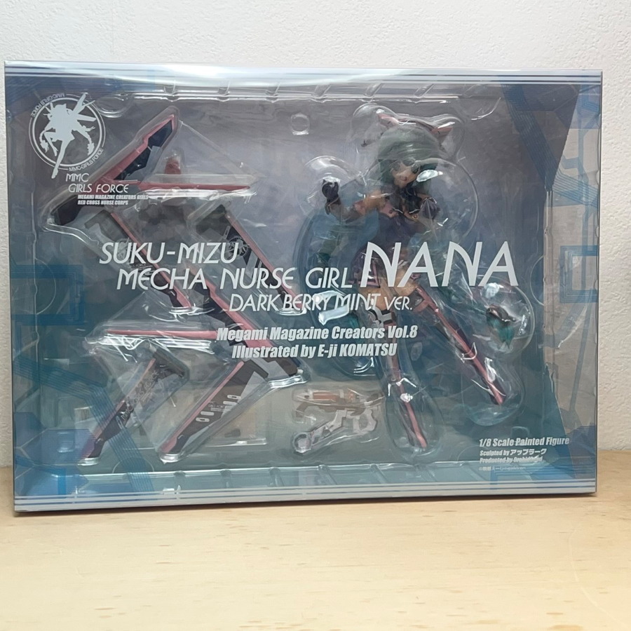 スク水メカナース少女 ナナ ダークベリーミントver メガミマガジンクリエイターズ フィギュア 7413_画像1
