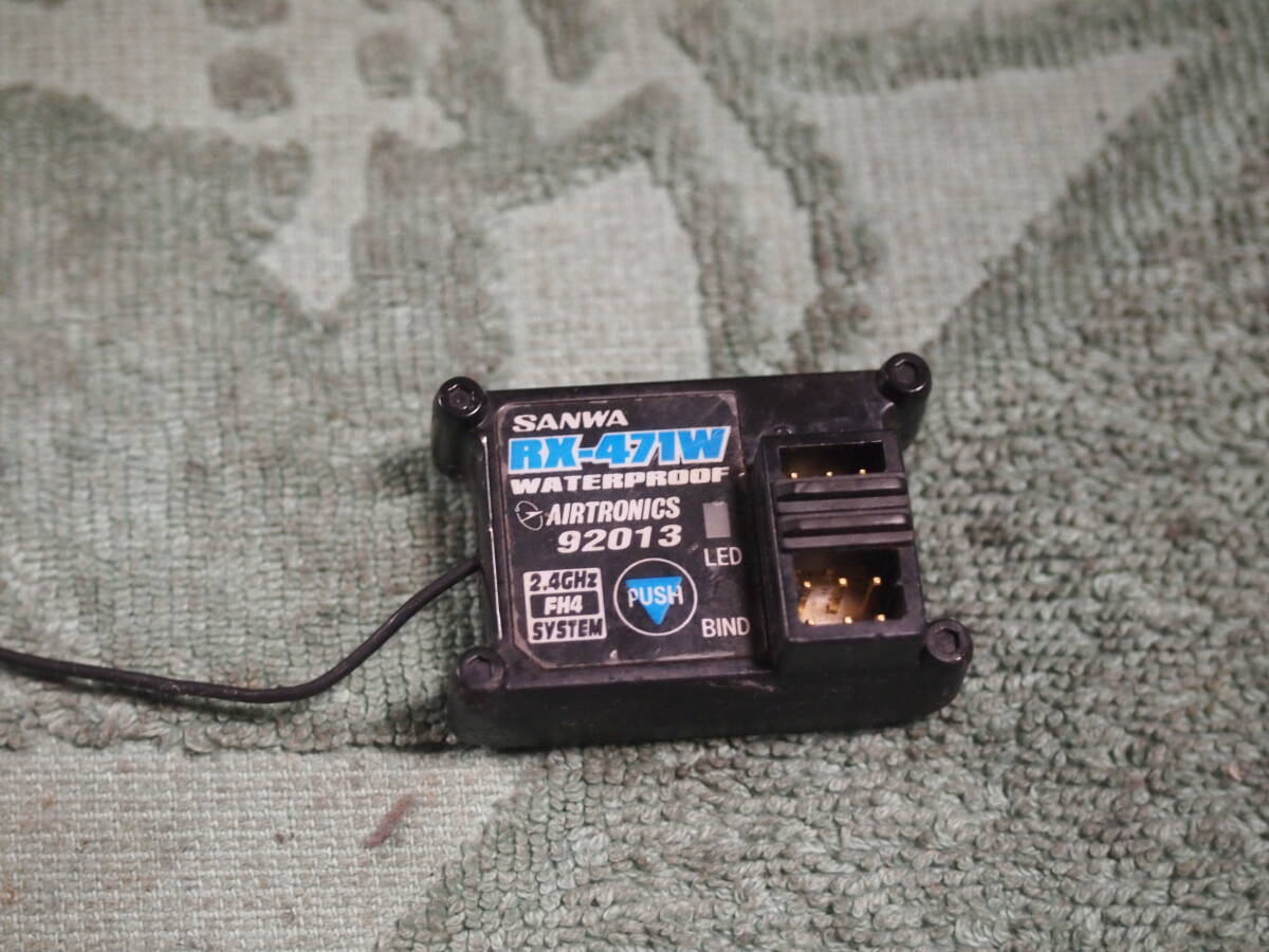 サンワ RX-471W (防水・防塵仕様 )　2,4G 受信機 レシーバー　SANWA 三和電子 中古品_画像2