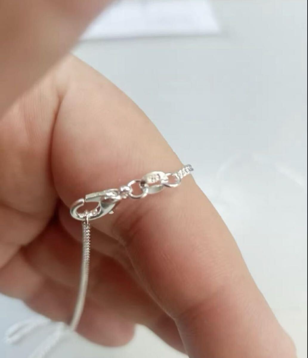 シルバー925 ネックレス チェーン 2mm 60cm _画像4