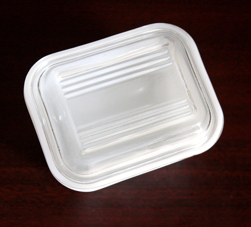 S размер * Old Pyrex [ молочное стекло рефрижератор для контейнер ]PYREX зеркальный контейнер кошка дизайн кухня смешанные товары стекло крышка american Vintage USA