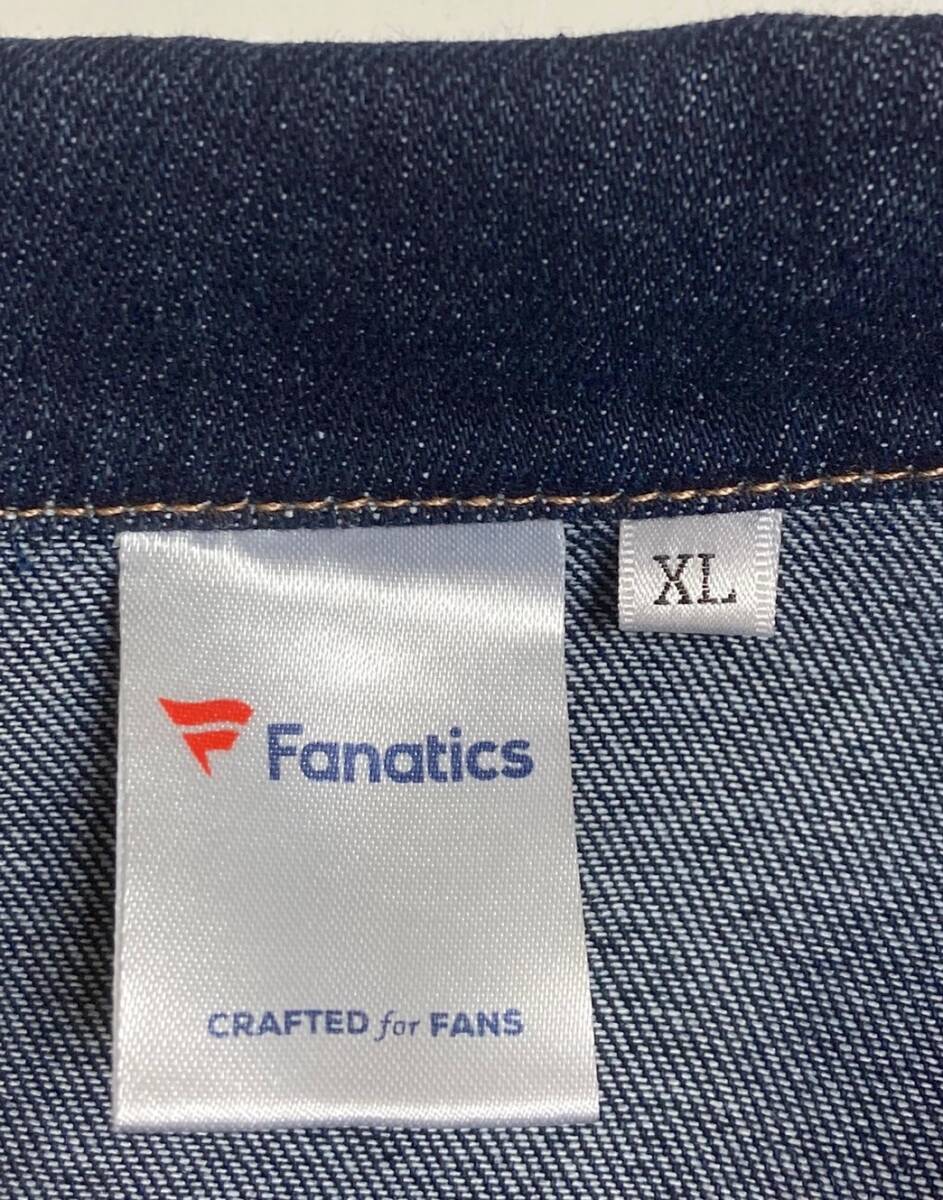 西武ライオンズ Fanatics XLサイズ デニム ジャケット ファナティクス_画像3