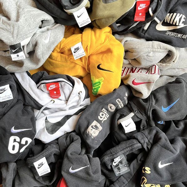 1点物◆ナイキNikeポートランドPILグレースウェットパーカー古着メンズLレディース/アメカジ90sストリート/スポーツUSAブランドXL灰362200_画像3