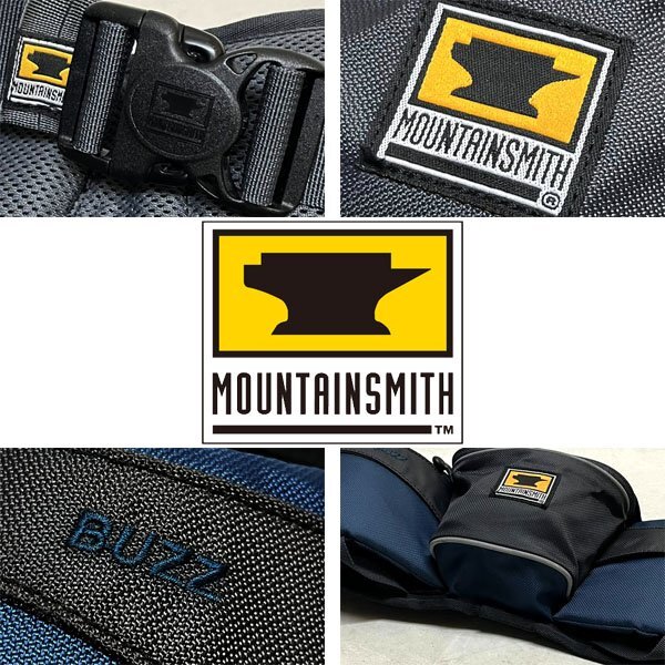 1点物◆マウンテンスミスBUZZウエストバッグポーチ古着メンズレディースOKアメカジ90sストリート鞄アウトドアバッグUSAブランド中古362202_画像2