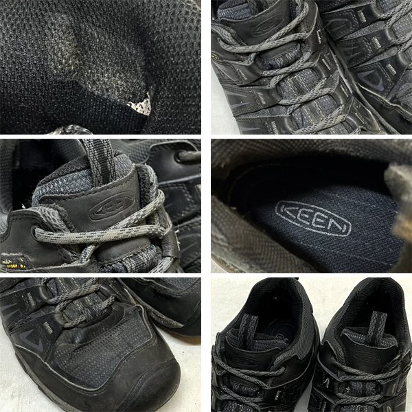 1点物◆キーンKEENトレッキングシューズ黒スニーカー古着メンズ27?レディースOKアメカジ90sストリートスポーツUSアウトドアブランド362221_画像4